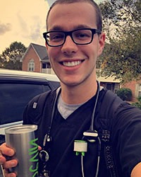 Young Man After Braces Treatment
